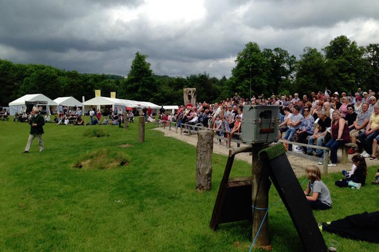 Dr Nick Fox at British Falconry Fair